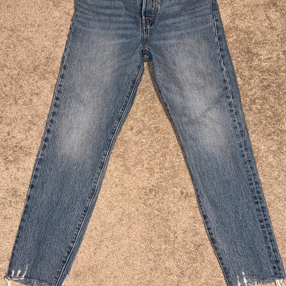 Levi's Denim - Levi's Women's Straight-Leg Jeans in Medium Blue Wash